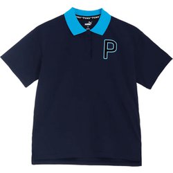 627702 [ゴルフ W P リラックスポロ 01 ネイビー L]