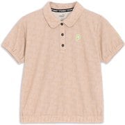 627705 [ゴルフ W P パイル ポロ 02 ベージュ L]