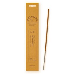H＆E（ハーブ＆アース） バンブーインセンス 10 ベルガモット 20本入