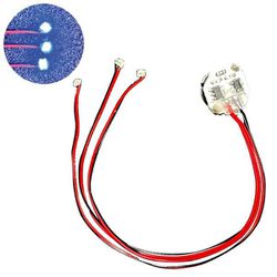 W-PARTS LEDモジュール （磁気スイッチ付） リードタイプ 青 [プラモデル用パーツ]