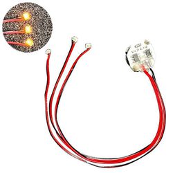 W-PARTS LEDモジュール （磁気スイッチ付） リードタイプ 黄 [プラモデル用パーツ]
