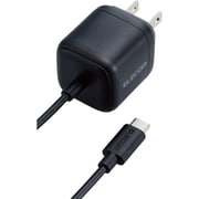 急速充電器 USB PD(パワーデリバリー)対応 USB-Cケーブル一体型 1.5m 20W 折りたたみプラグ ブラック MPA-ACCP7420BK