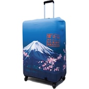 58226 [タビタツ スーツケースカバー 富士山 傷防止 目印 ベルト替わり 雪 桜 日本 JAPAN 和柄]