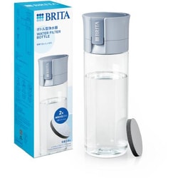 ボトル型浄水器 ライトブルー カートリッジ2個付 容量：600ml KBVNCB2