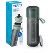 ボトル型浄水器 アクティブ ダークグリーン カートリッジ2個付 容量:600ml KBANCG2