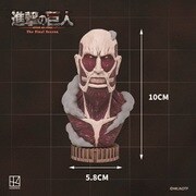 進撃の巨人 立体胸像フィギュア 超大型巨人 [塗装済完成品フィギュア 全高約100mm]