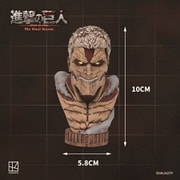 進撃の巨人 立体胸像フィギュア 鎧の巨人 [塗装済完成品フィギュア 全高約100mm]