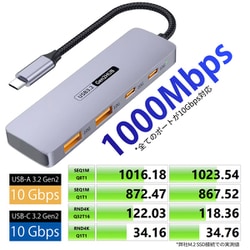 ヨドバシ.com - YOUZIPPER ユージッパー USB3.2 Gen2 10Gbps対応 高速