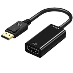 DP-HDMI変換アダプター 15cm オス-メス HDX-DH1