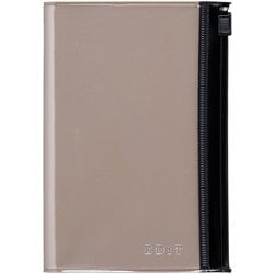 EDiT 手帳用紙を使った小さな方眼ノート B7 PVCカバー付き EDI-NB20-BE