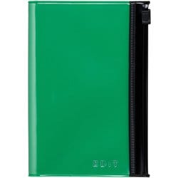 EDiT 手帳用紙を使った小さな方眼ノート B7 PVCカバー付き EDI-NB20-GN
