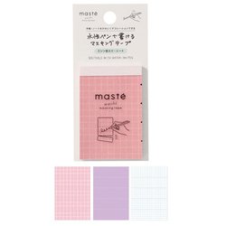 水性ペンで書けるマスキングテープ ミシン目入り シート MST-FA37-B