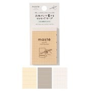 水性ペンで書けるマスキングテープ ミシン目入り シート MST-FA37-C