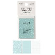 水性ペンで書けるマスキングテープ ミシン目入り シート MST-FA37-DMI