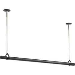室内用物干し竿セット（ブラック）標準サイズ ホスクリーン QL型 セット品（QL-15-BK 1本＋SPC-BK 2本） QSC-15-BK