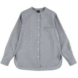 ウィメンズ バンドカラーロングスリーブマウンテンシャツ W's Band Collar Mt.Shirt L/S TSSWS403 AIC ライトブルー Sサイズ [アウトドア シャツ レディース]