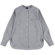 ウィメンズ バンドカラーロングスリーブマウンテンシャツ W's Band Collar Mt.Shirt L/S TSSWS403 AIC ライトブルー Sサイズ [アウトドア シャツ レディース]