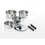 EXC-104 エクセレントシェフ ワンタッチクッカー着脱式 片手鍋 14cm&16cm&18cm&20cm 0386087