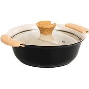 MUL-20BK ブラック セラミックコート 二食鍋 7号サイズ 0669002