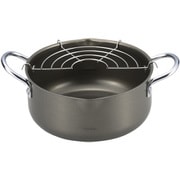 LA-18W ラルス 深型天ぷら鍋 18cm(アミ付) 0001139