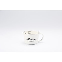 LW-209 Lilly White ホーローメジャーカップ S Measure 0773204