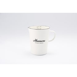 LW-210 Lilly White ホーローメジャーカップ L Measure 0773205