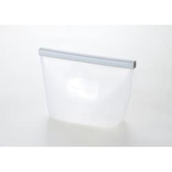 SV-7541 くり返し使えるシリコン保存バッグ 1,000ml クリア 0355087