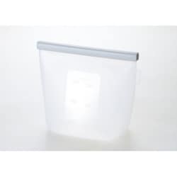 SV-7558 くり返し使えるシリコン保存バッグ 1,500ml クリア 0355089