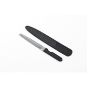 ケース:黒 NAIL FILE 爪ヤスリ 甲丸型 カーブ付 0188009