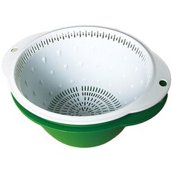 BN-200G グリーン 野菜洗浄ザル ボールセット スッキリ（小） 0302023