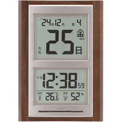 デジタル日めくり電波時計 NAR-102