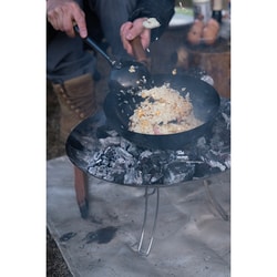 冒険用品 ヨコザワテッパン×おやじキャンプ飯 「おやじ中華鍋 26センチ」 Amazon | 冒険用品 ヨコザワテッパン×おやじキャンプ飯 「おやじ