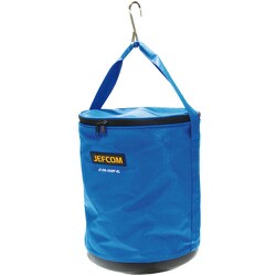 ジェフコム 電工カルバケツ（プラスチック底・フタ付） IZ-DB-300BF-BL