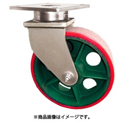 マーテック マリン用防水型キャスター シングルホイール ウレタン車 自在 MSR300
