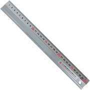 アルミ定規 2色目盛 30cm BAR-30