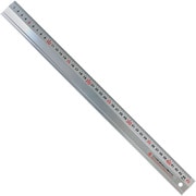 アルミ定規 2色目盛 45cm BAR-45
