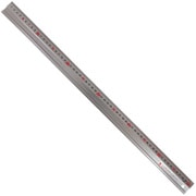 アルミ定規 2色目盛 60cm BAR-60
