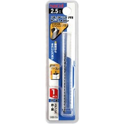ステンレス用ドリル1本入 2.5mm 60365