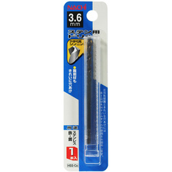 ステンレス用ドリル1本入 3.6mm 60384
