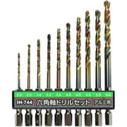 アルミ用ドリルセット 10本組 IH-744