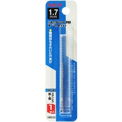 ステンレス用ドリル1本入 1.7mm 62142