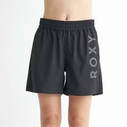 MY 1ST ROXY SHORTS RPT241524 BLK Mサイズ [水陸両用 フィットネス ヨガ ショートパンツ レディース]