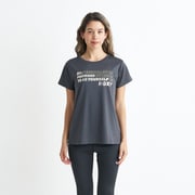 BE YOURSELF RST241536 DGY Lサイズ [水陸両用 フィットネス ヨガ シャツ レディース]