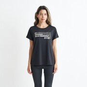 BE YOURSELF RST241536 BLK Mサイズ [水陸両用 フィットネス ヨガ シャツ レディース]