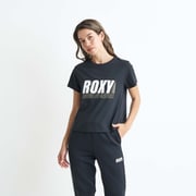 MY WAY S/S TEE RST241543 BLK Lサイズ [フィットネス ヨガ シャツ レディース]