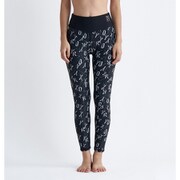 FLAMINGO LEGGINGS RPT242507 BLK Sサイズ [水陸両用 フィットネス ヨガ タイツ レディース]