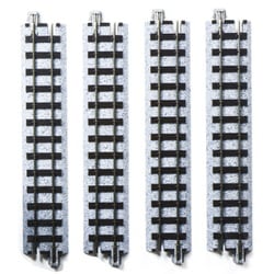 52-120 Nスケールアクセサリー ナローゲージユニトラック直線線路124mm 4本入 [鉄道模型用品]