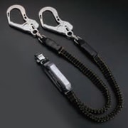 F-3＋SS-66W [取替エ用 伸縮式 ダブルランヤード]