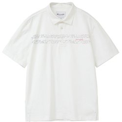 TM 24SS SS ChestPrintポロ 7AJ009 1WHT M [ポロ 半袖 メンズ]