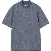TM 24SS SS Patternedモック3 7AJ025 4TOS XL [モック 半袖 メンズ]